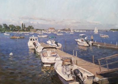 Dering Harbor, view from the Jack's Marina