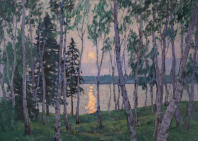 Silvery Sunset