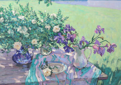 Roses and Irises